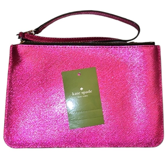 Kate Spade Laurel Way Tinie Wristlet Baja Rose NWT